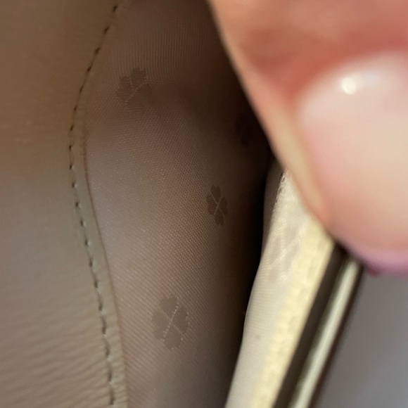 KATE SPADE Bright Pink 6 Gusset + 3 pockets + ID Holder Wallet w Gold Hardware. - Picture 8 of 11